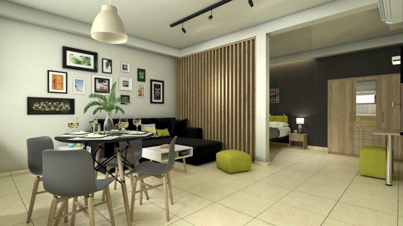 Green - Comfy Center Rodos Asgourou Eksteriør billede